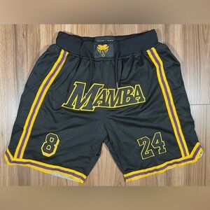 Just Don Black Mamba Kobe Bryant Shorts